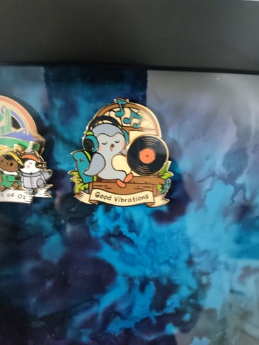Customer photo review of Good Vibrations Pin