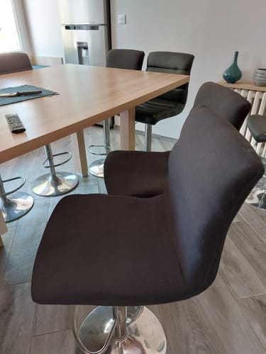 Customer photo review of Housse de chaise de bar imperméable - Léa