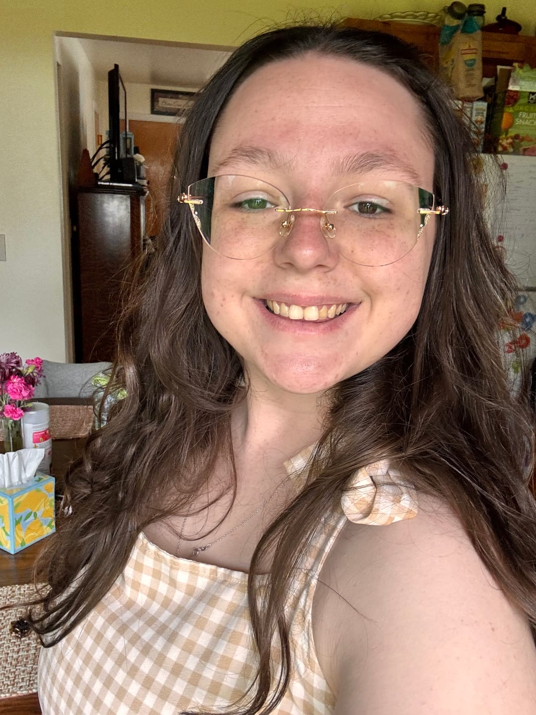 Customer photo review of Kira Eyeglasses