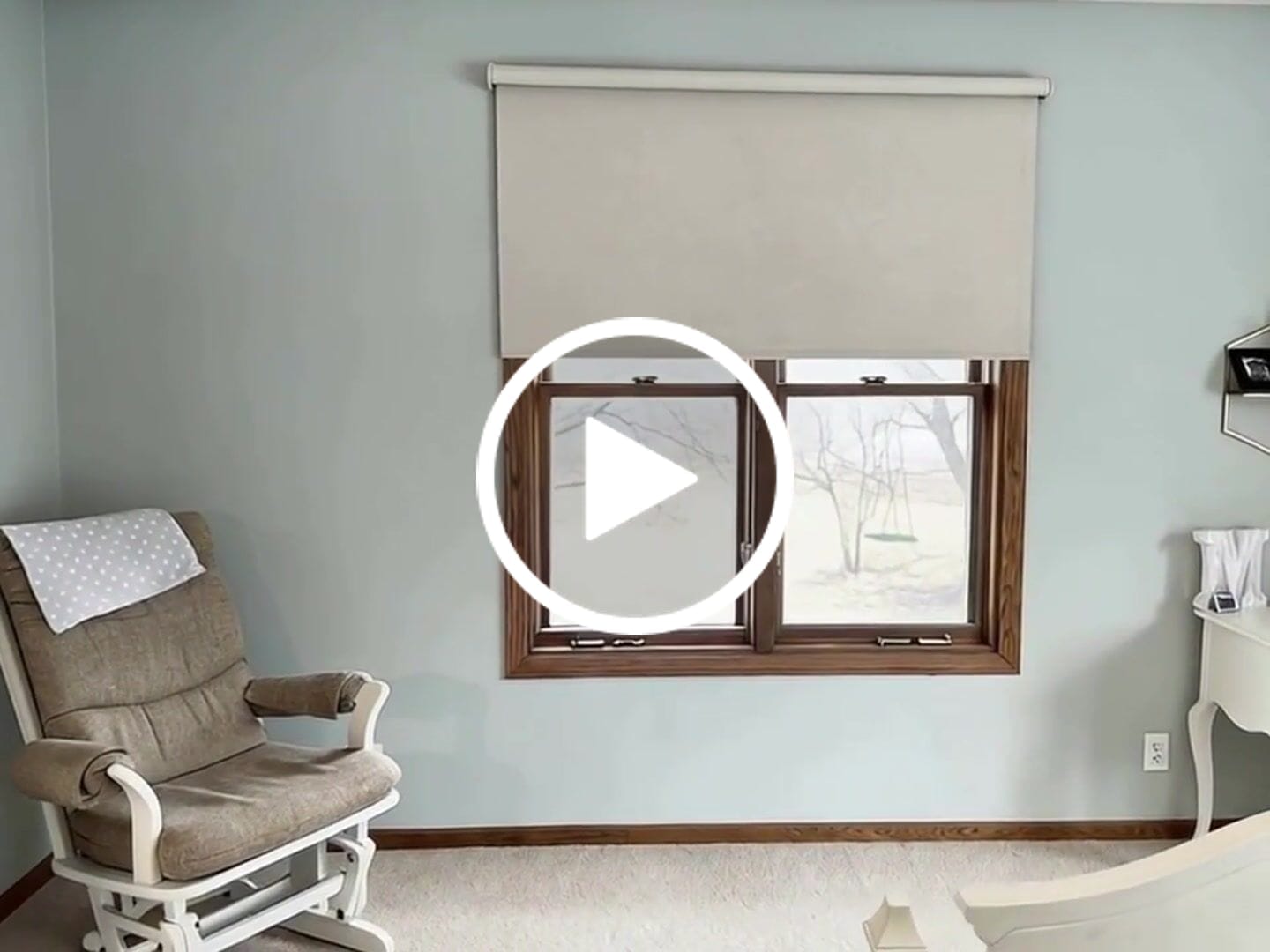 Customer video review of Smart Motorized Roller Shades 100% Blackout Safari