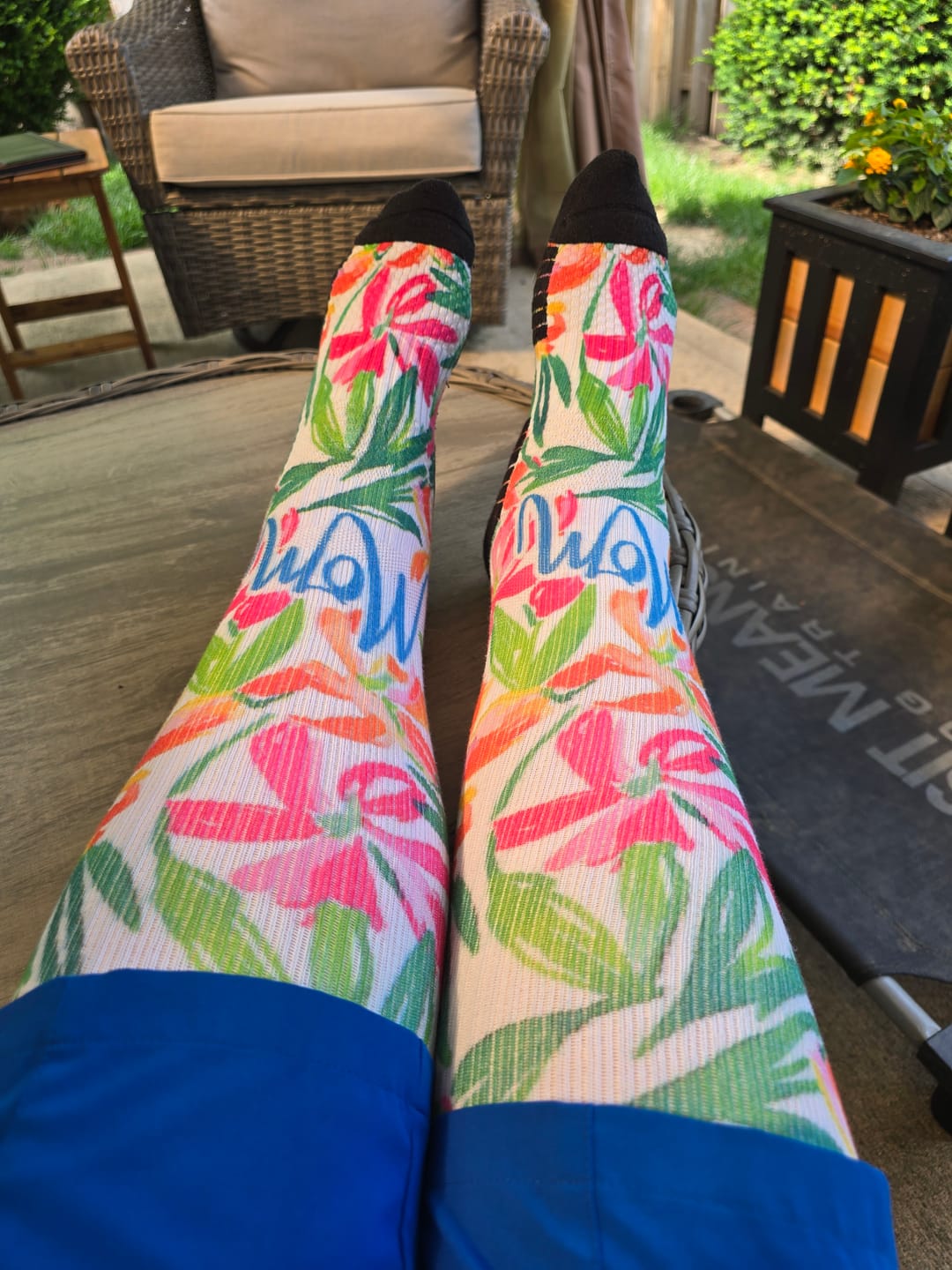 Customer photo review of Mother's Day Compression Socks 5-Pack Bundle