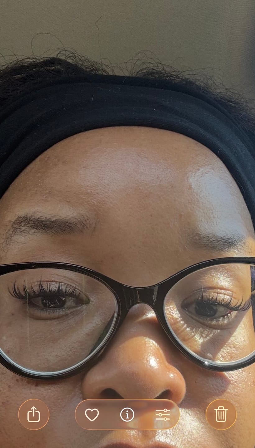 Customer photo review of Manga Lash Kit