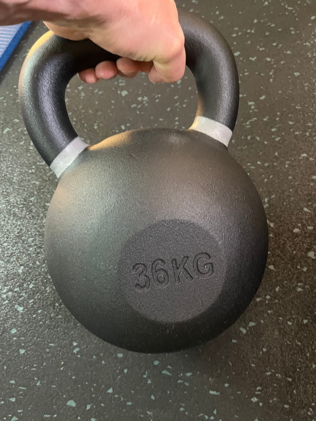 Customer photo review of Strength Shop Cast Iron Kettlebells - Single Mould, Powder Coated, 4-64KG