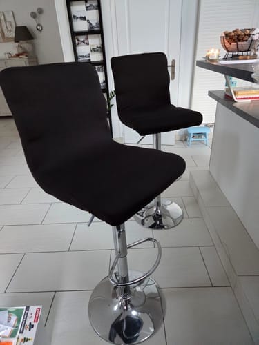 Customer photo review of Housse de chaise de bar imperméable - Léa