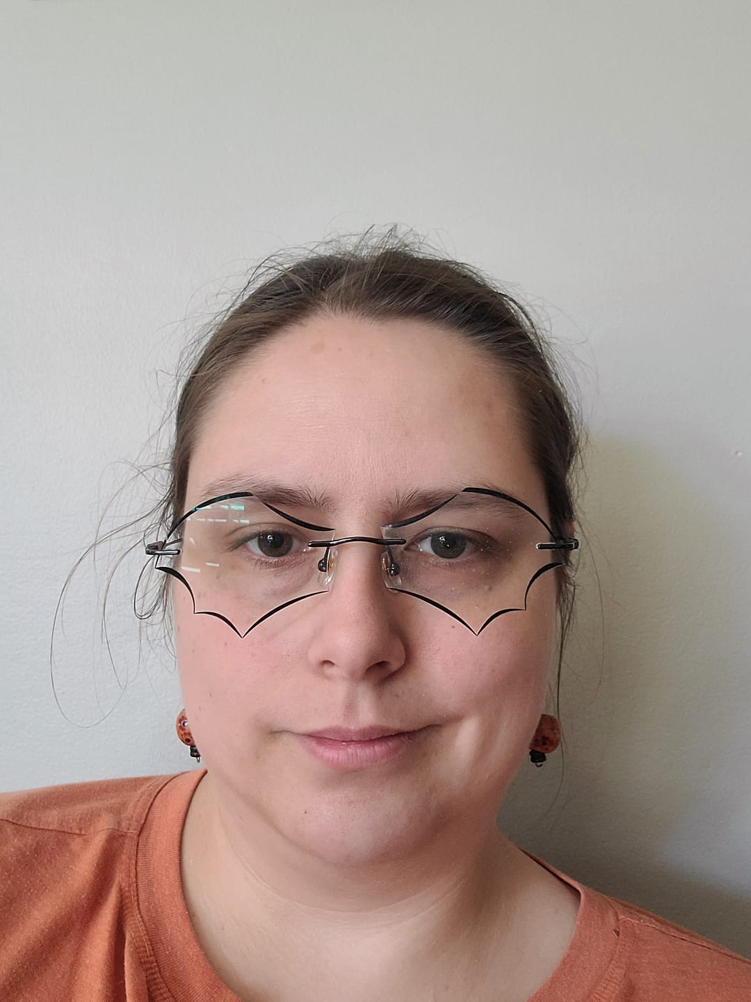 Customer photo review of Batty Eyeglasses