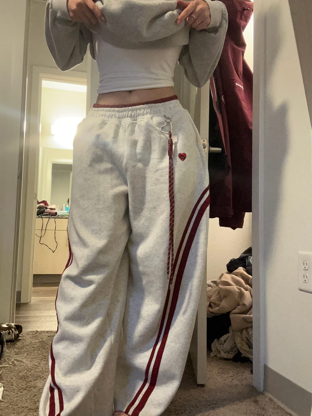 Customer photo review of Aelfric Eden Baggy Barrel Sweatpants