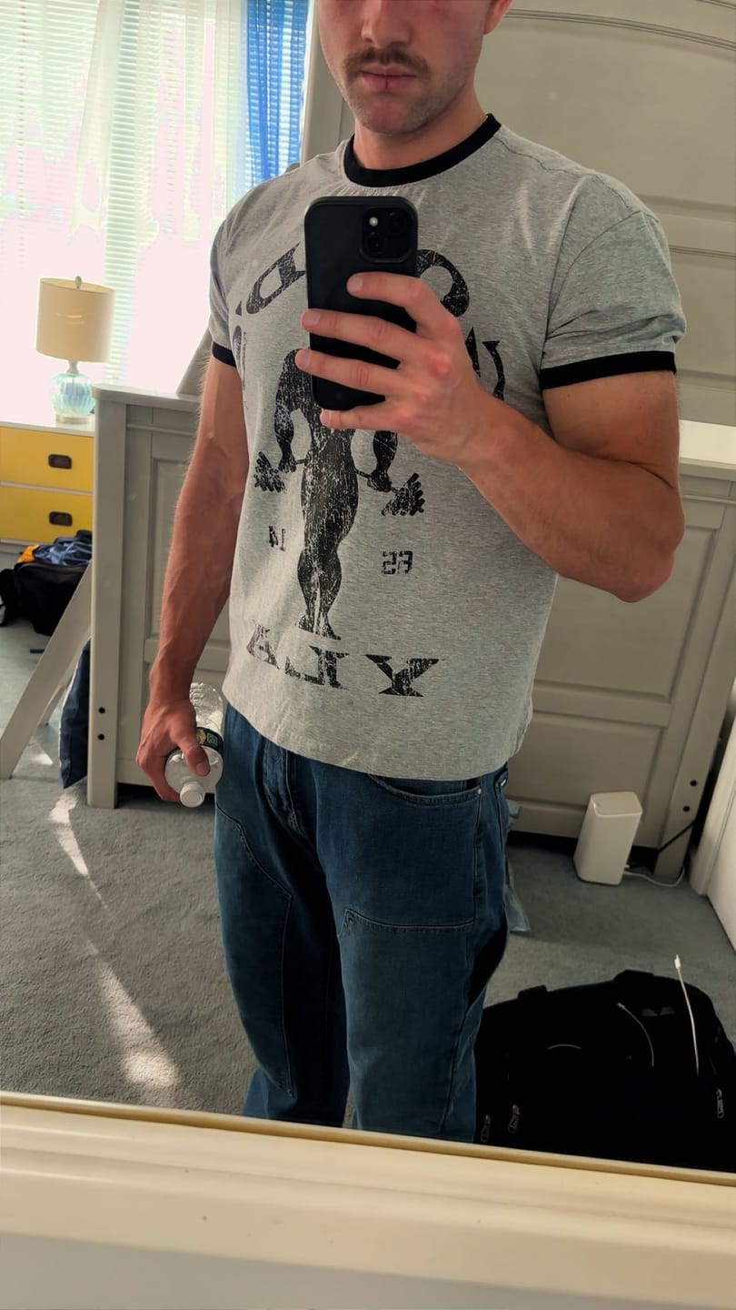 Customer photo review of 4009 - Golds Gym Ringer Tees