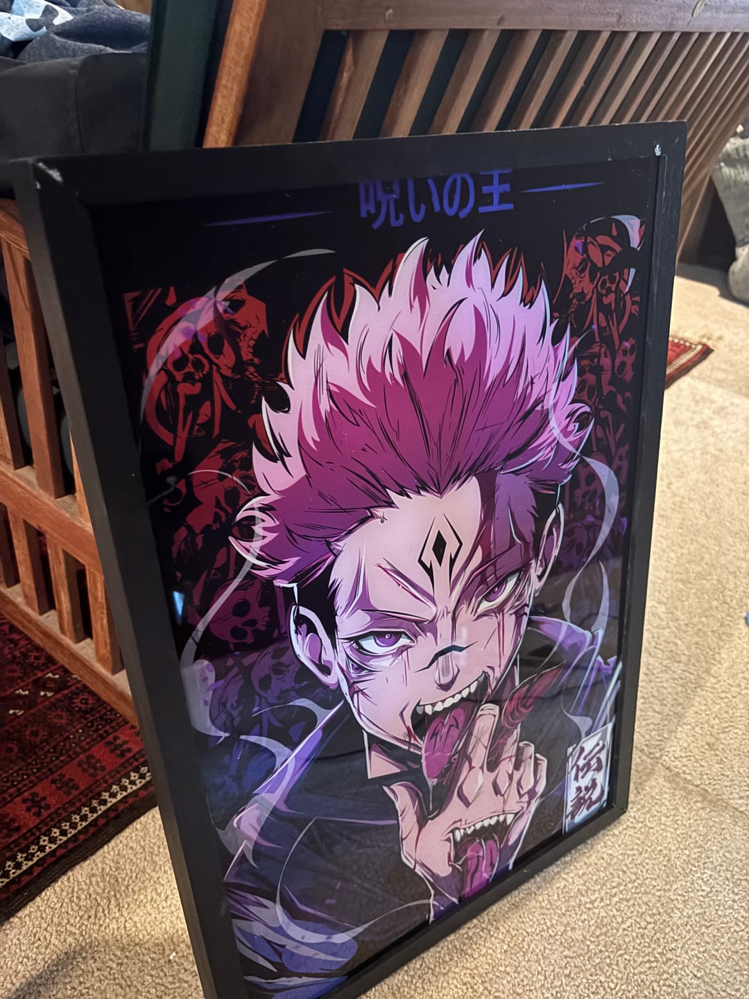 Customer photo review of V1 Tech RGB Shadow Box Addressable RGB Frame for Plexi Glass Acrylic Wall Art