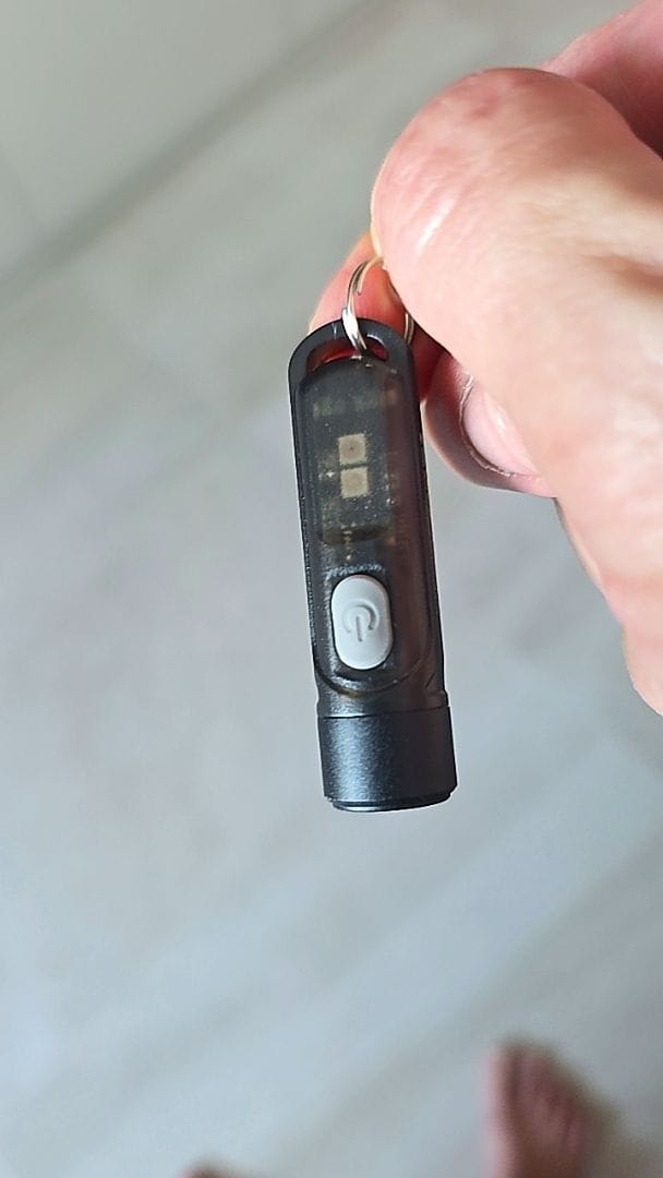 Customer photo review of TIKI (BLUE Glow In The Dark) - 300 lumens