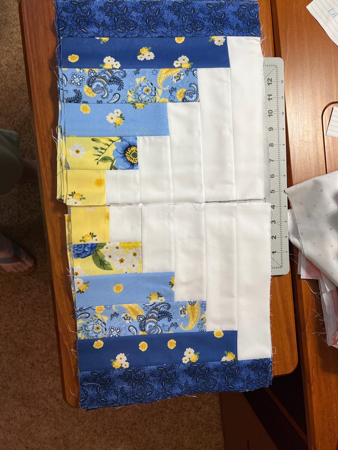 Customer photo review of Block Of The Month - Sunshine Blooms (113.5" x 113.5")