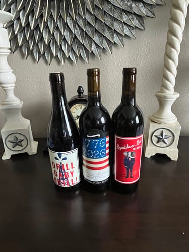 Customer photo review of 'Stars and Stripes' - Red Wine Blend