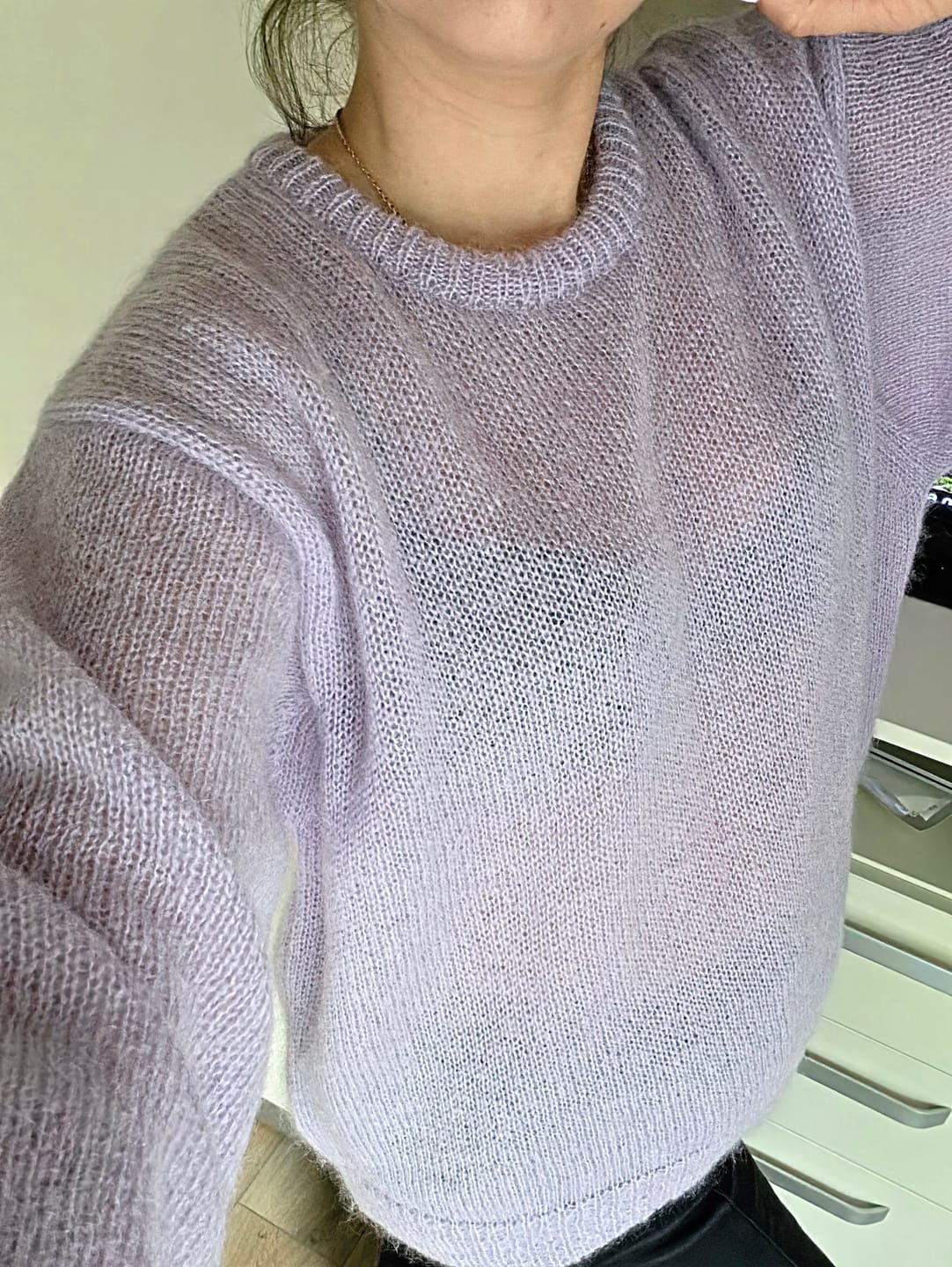 Customer photo review of SOFT ROME Moheros ir Merino Vilnos Megztinis