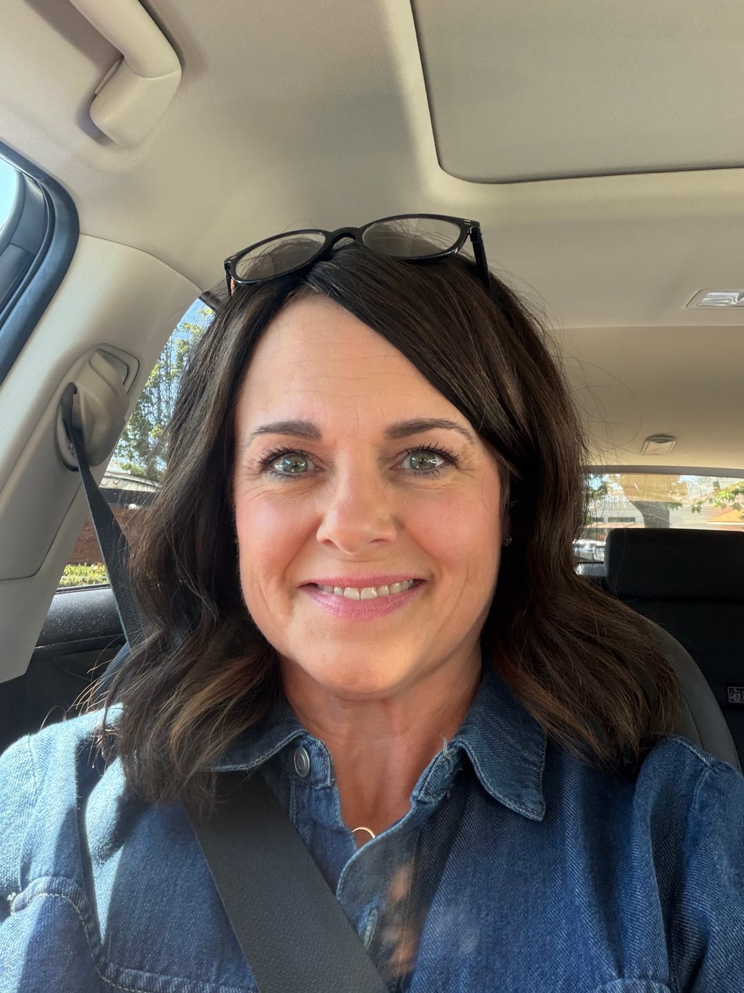 Customer photo review of Audrey Light Volume Hair Topper