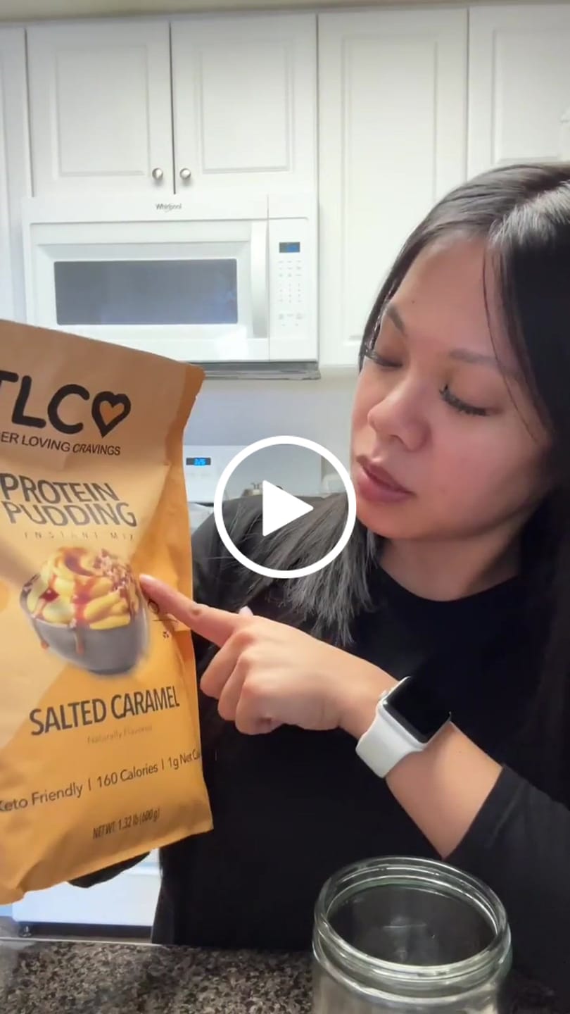 Customer video review of Protein Pudding Instant Mix Salted caramel