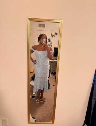 Customer photo review of The Aurelia Floral Dress