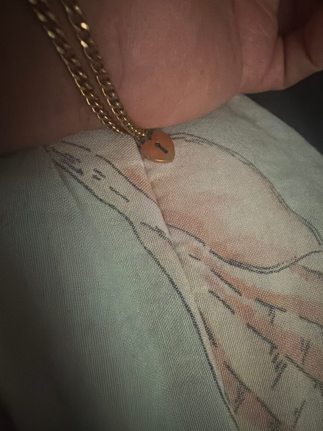 Customer photo review of Permanent Bracelet Lock Charm