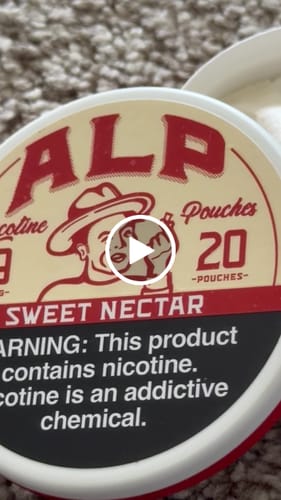 Customer video review of Sweet Nectar Nicotine Pouches