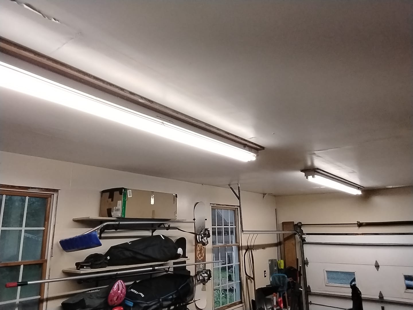 Customer photo review of 8ft 40W LED Tube - R17D Base - Frosted / Clear – 1 Pack or Box of 20 (ETL Certified)