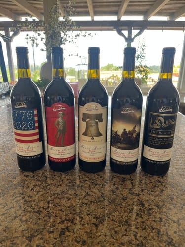 Customer photo review of 'Stars and Stripes' - Red Wine Blend