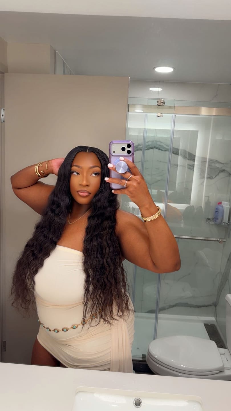 Customer photo review of BRAZILIAN BODY WAVE