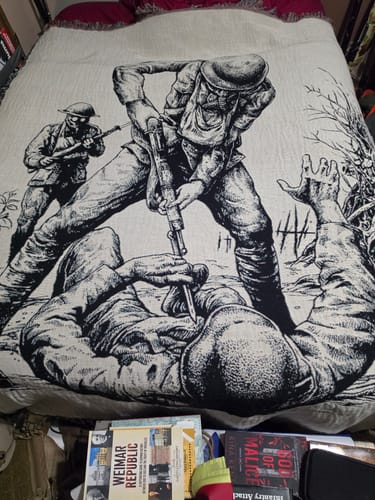 Customer photo review of Belleau Wood (Woven Blanket)