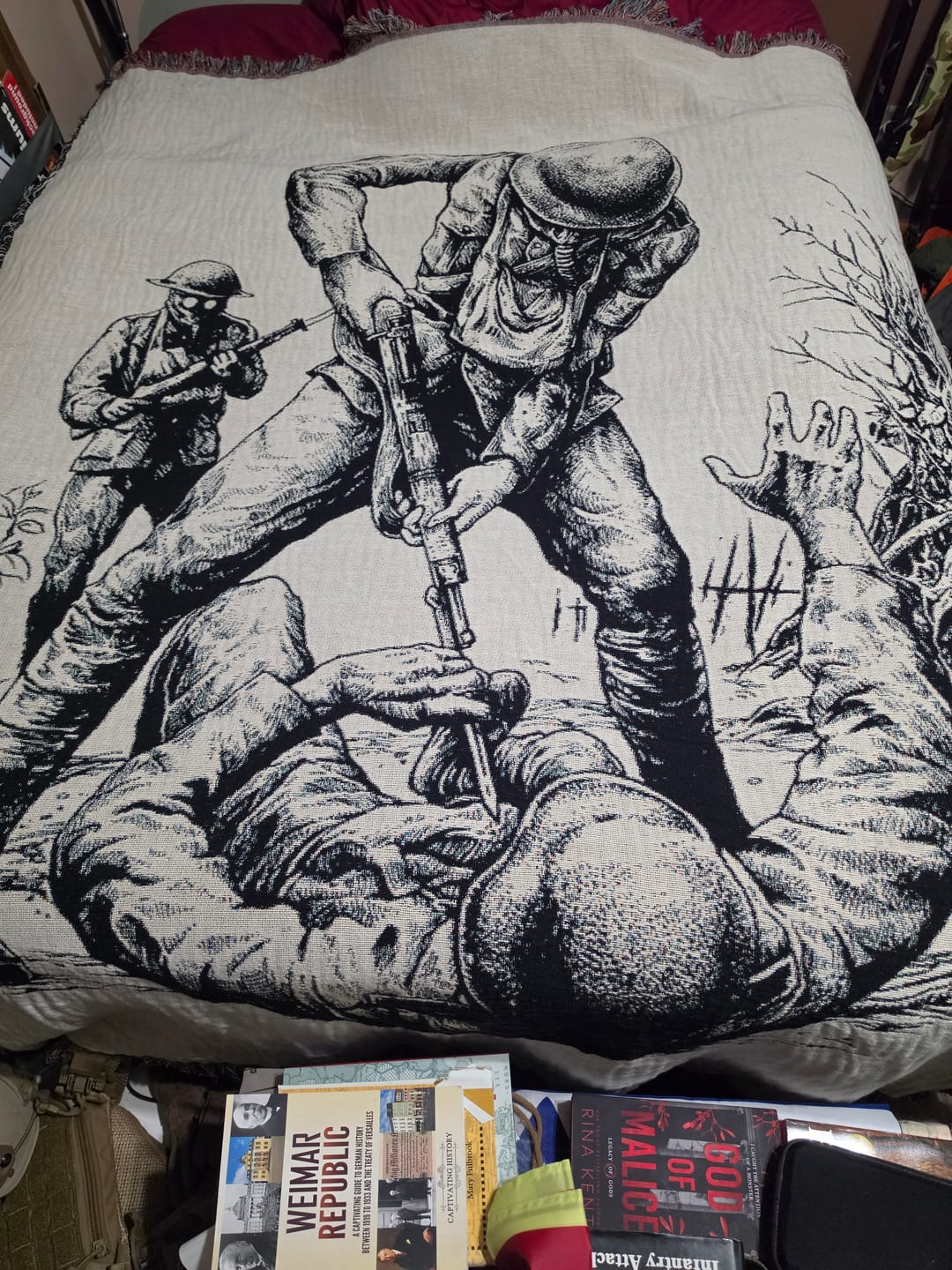Customer photo review of Belleau Wood (Woven Blanket)