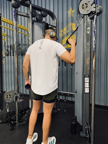 Customer photo review of Training Sport Tee - White