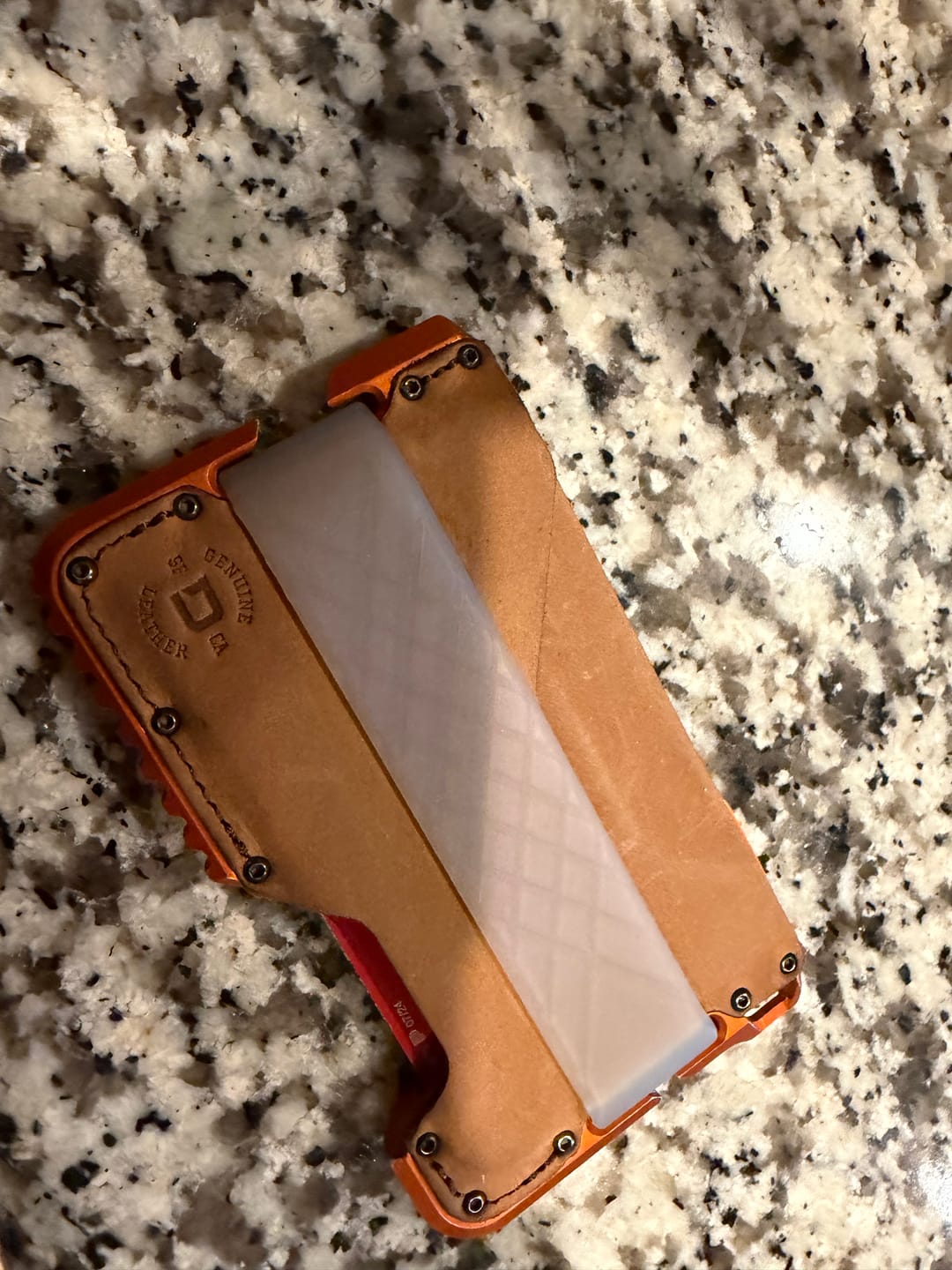 Customer photo review of Horizontal Leather Pockets (D/T-Series wallets)