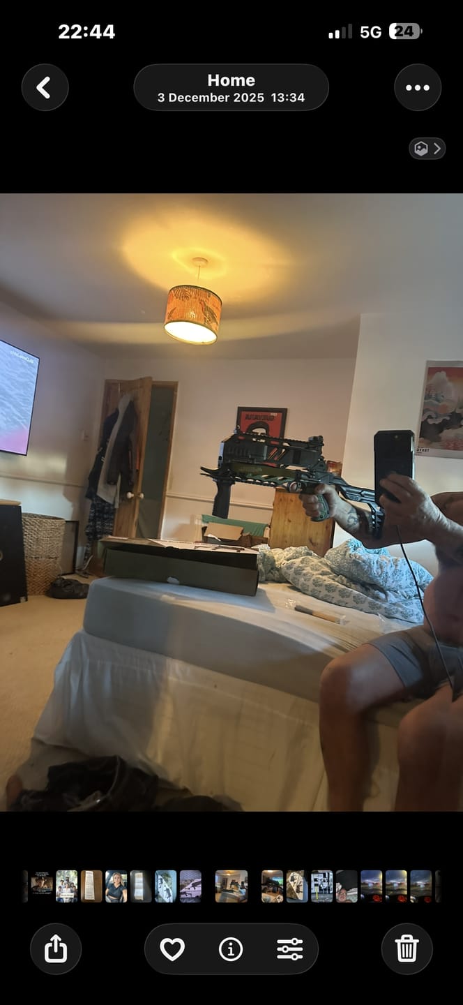 Customer photo review of Crossbow Aluminium Bolts Pack of 12