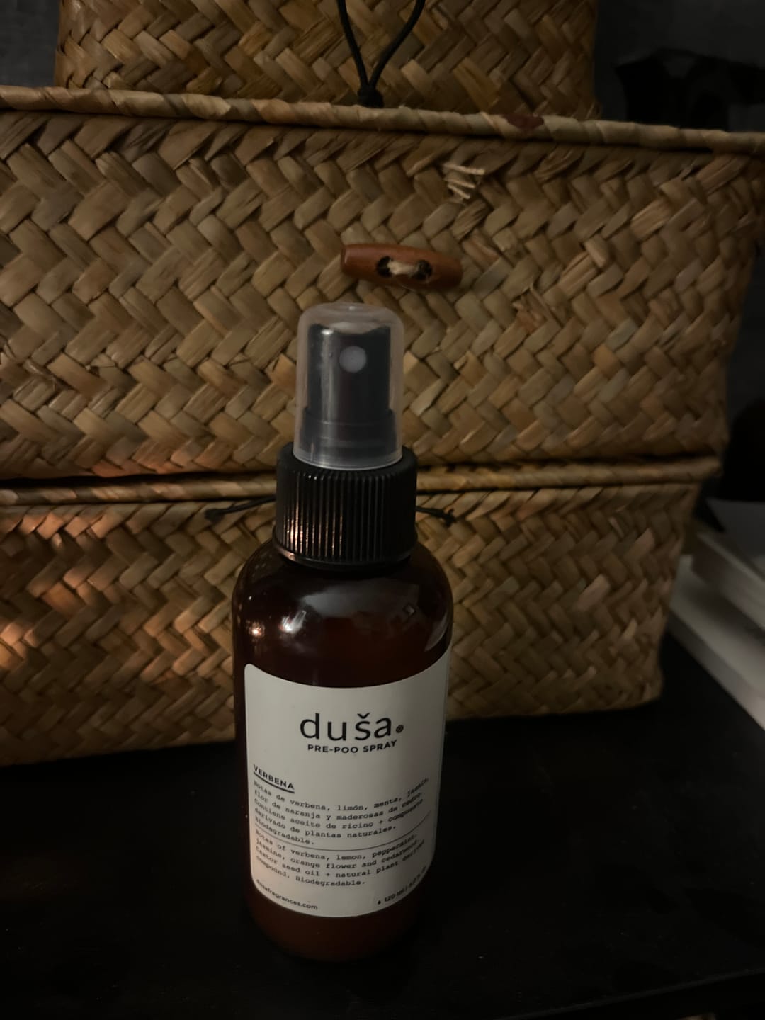 Customer photo review of Pre Poo Spray- 120 ml - Verbena
