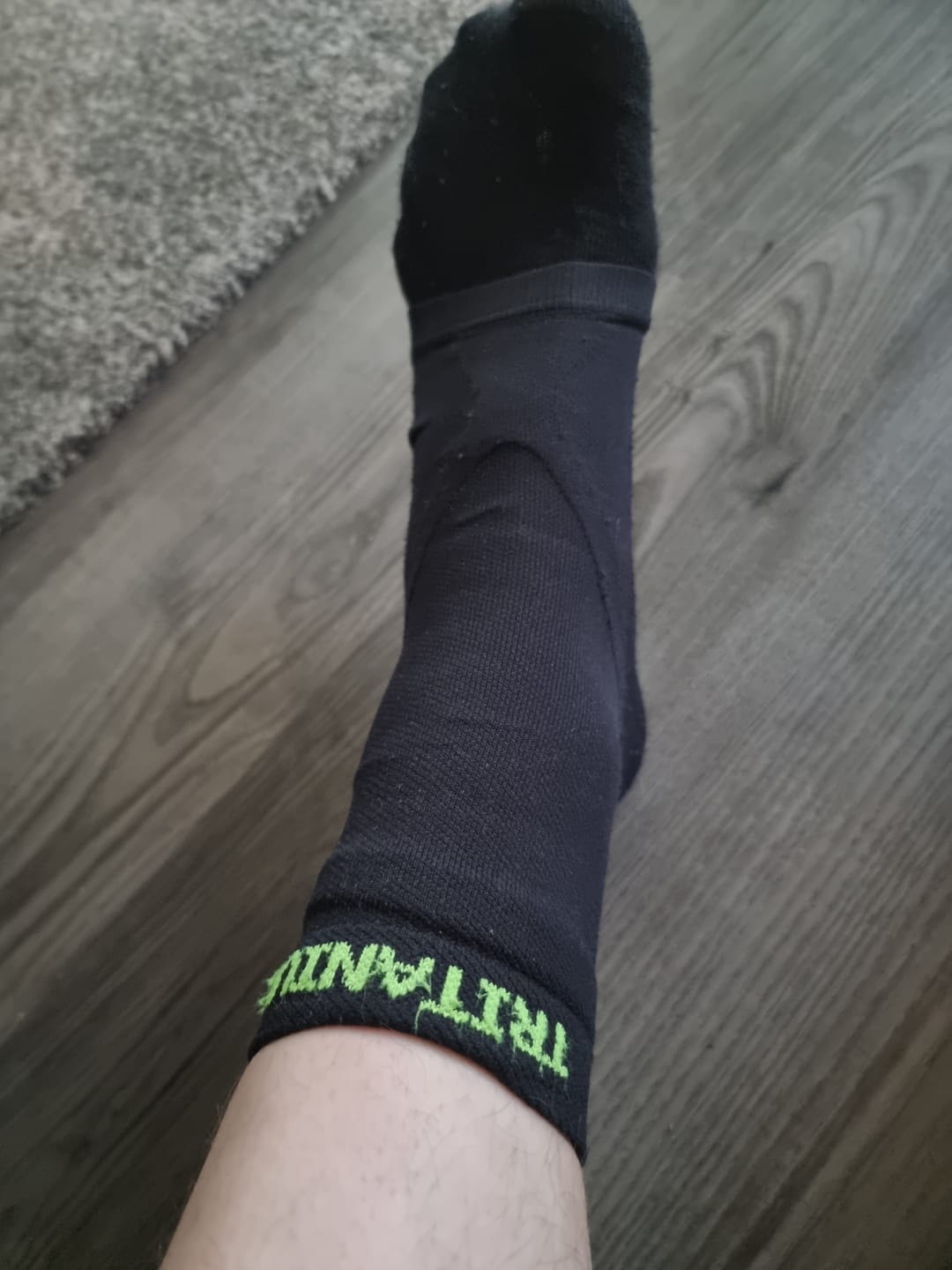 Customer photo review of eXtend High – Kompressionilkkatuki – Paineluokka 2 - Musta – x1