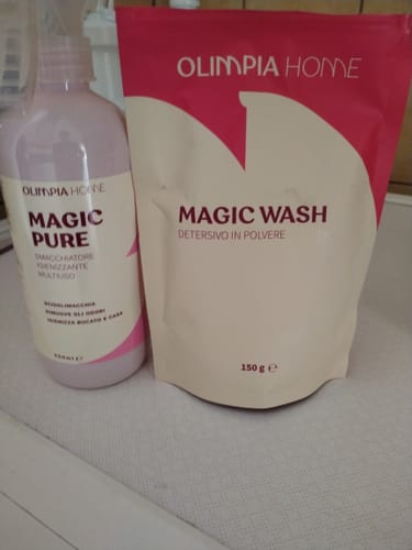 Recensione con foto di un cliente su Magic Wash Polvere - 1,5 Kg.