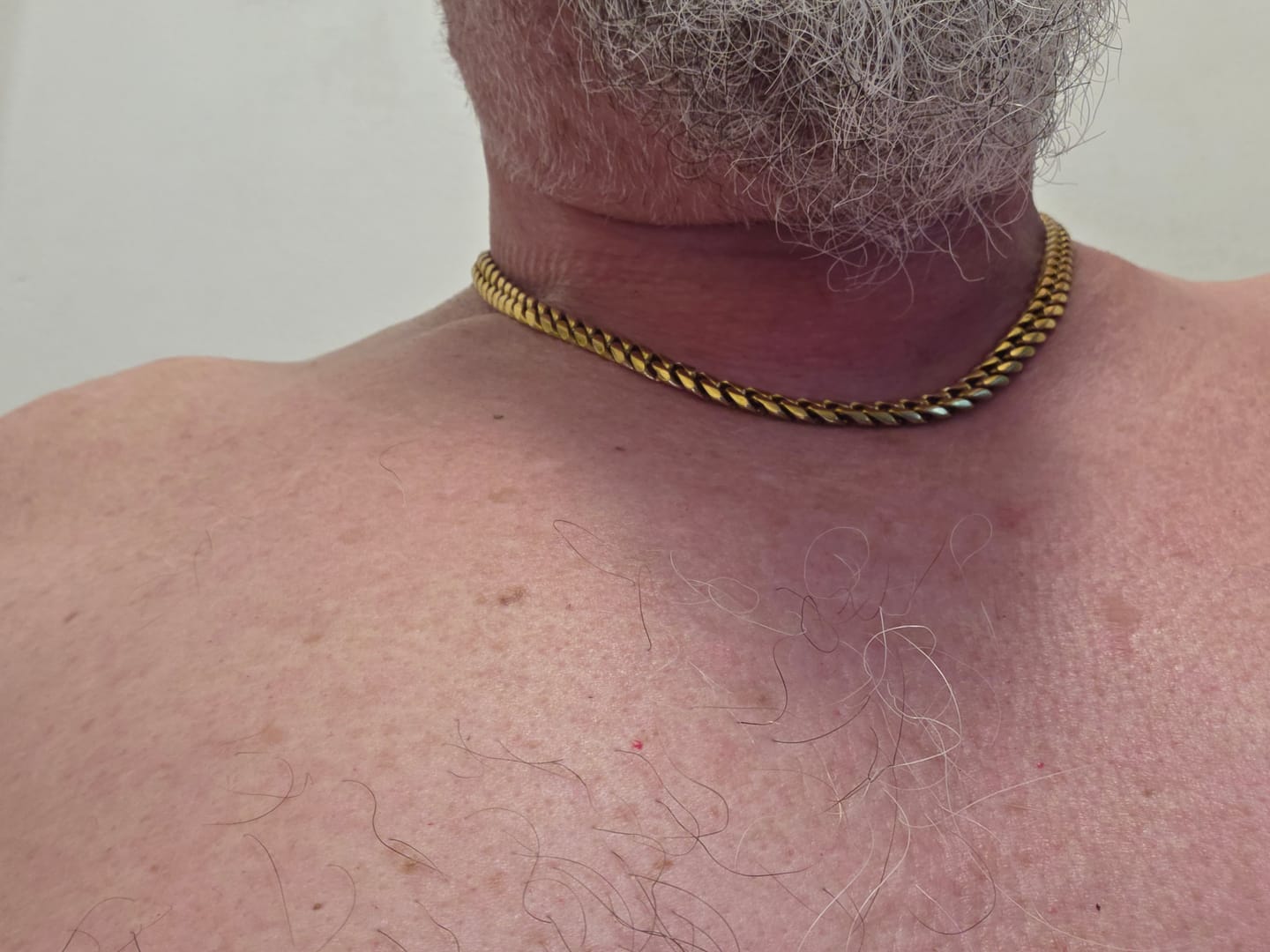 Customer photo review of Gold Cuban Link Chain - 8 mm