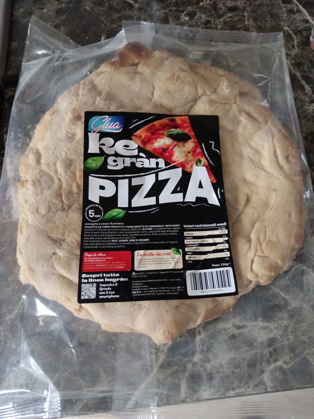 Customer photo review of Base Pizza proteica