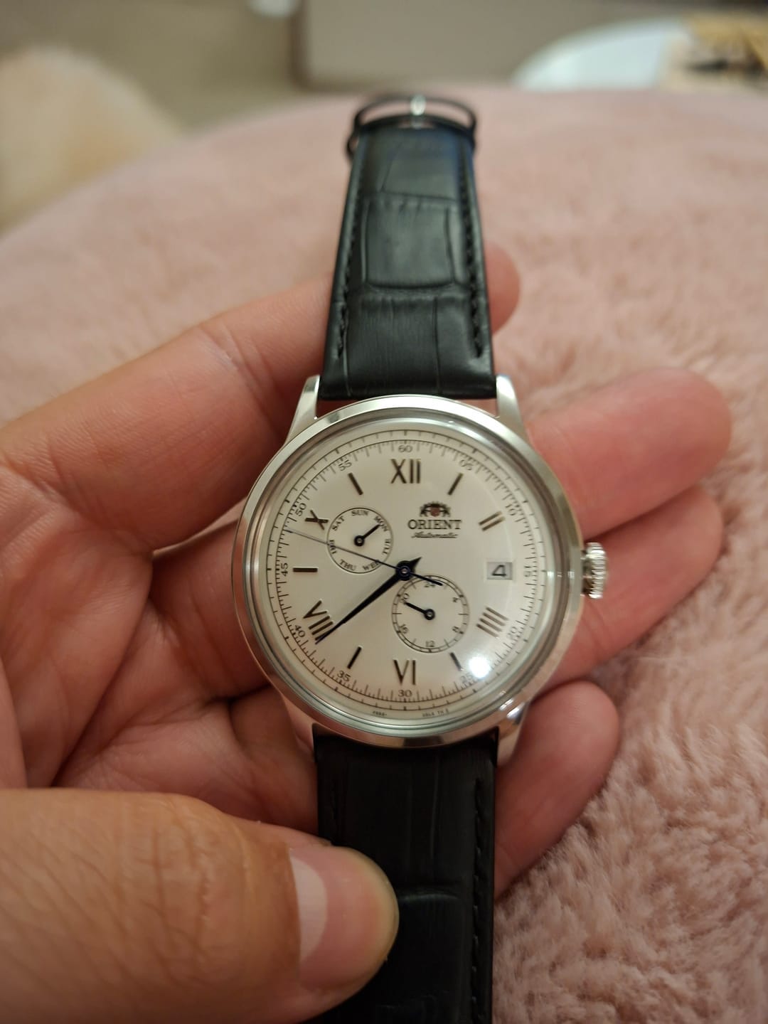 Customer photo review of Reloj Orient Bambino RA-AK0701S30B Bambino Ver. 8 40,5 mm