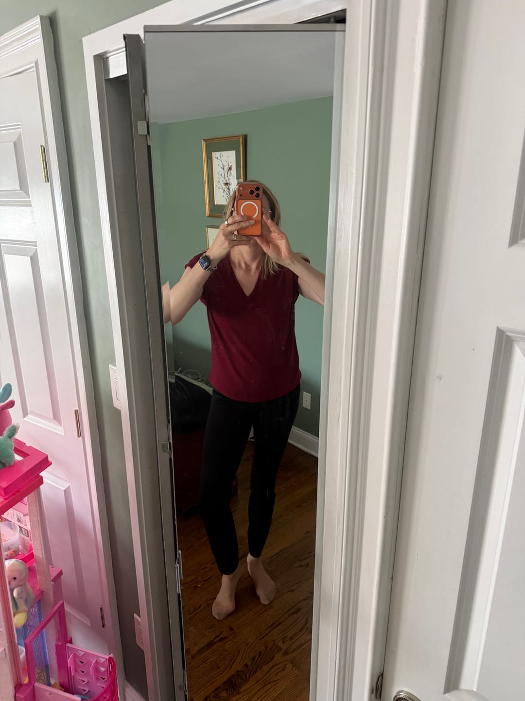 Customer photo review of Brigitte Brianna Blouse Tee