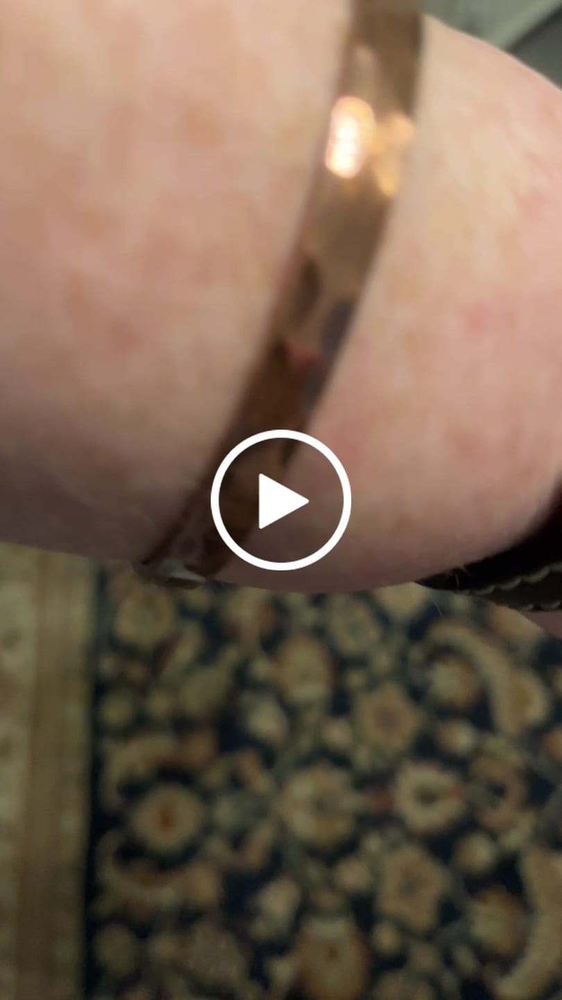 Customer video review of Pure Copper Bracelet - Smooth Copper Bracelet - Copper Culture
