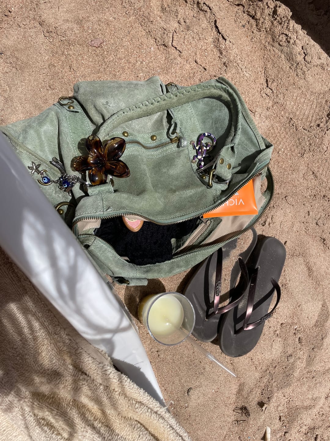 Customer photo review of It girl bag matcha