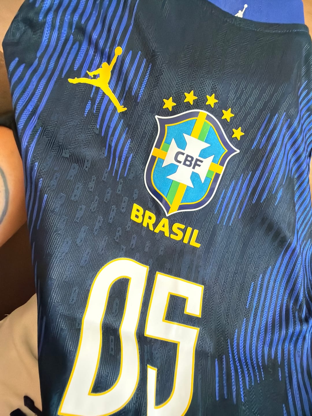Customer photo review of Camisola Seleção Brasil II 26/27 - Versão Jogador