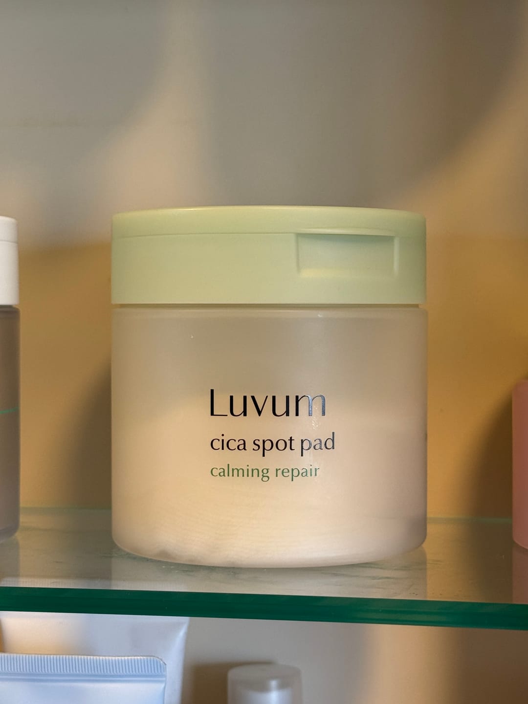 Customer photo review of Luvum Cica Spot Pad (60stk) - Tonerpads for sensitiv og irritert hud