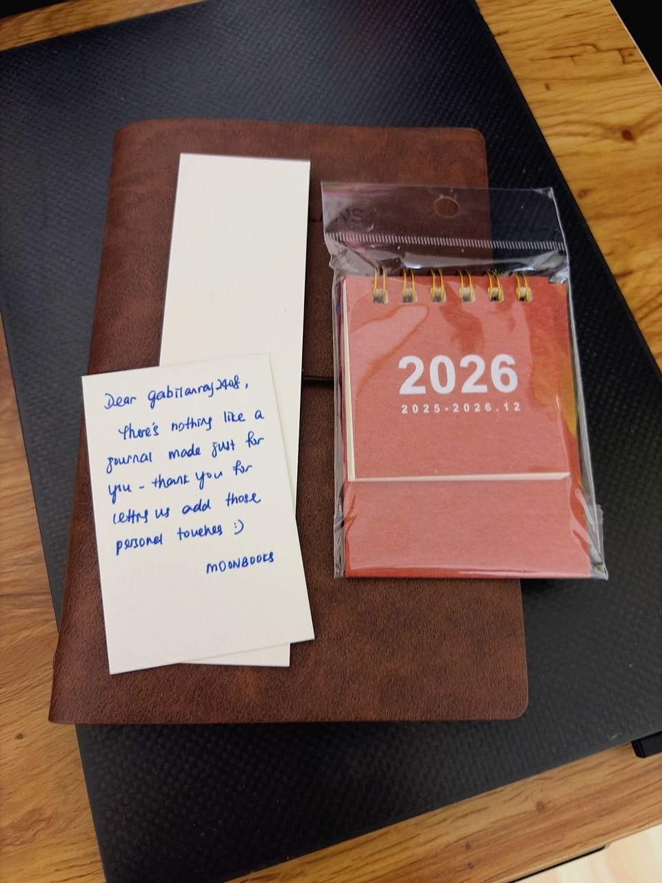 Customer photo review of Traveler's Journal Wirebound - Classic Brown