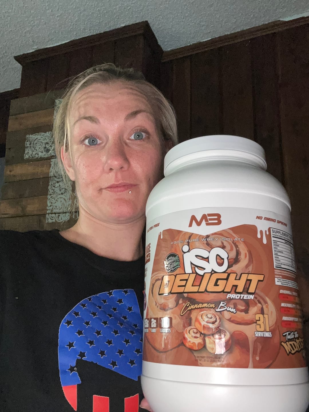 Customer photo review of IsoDelight Protein