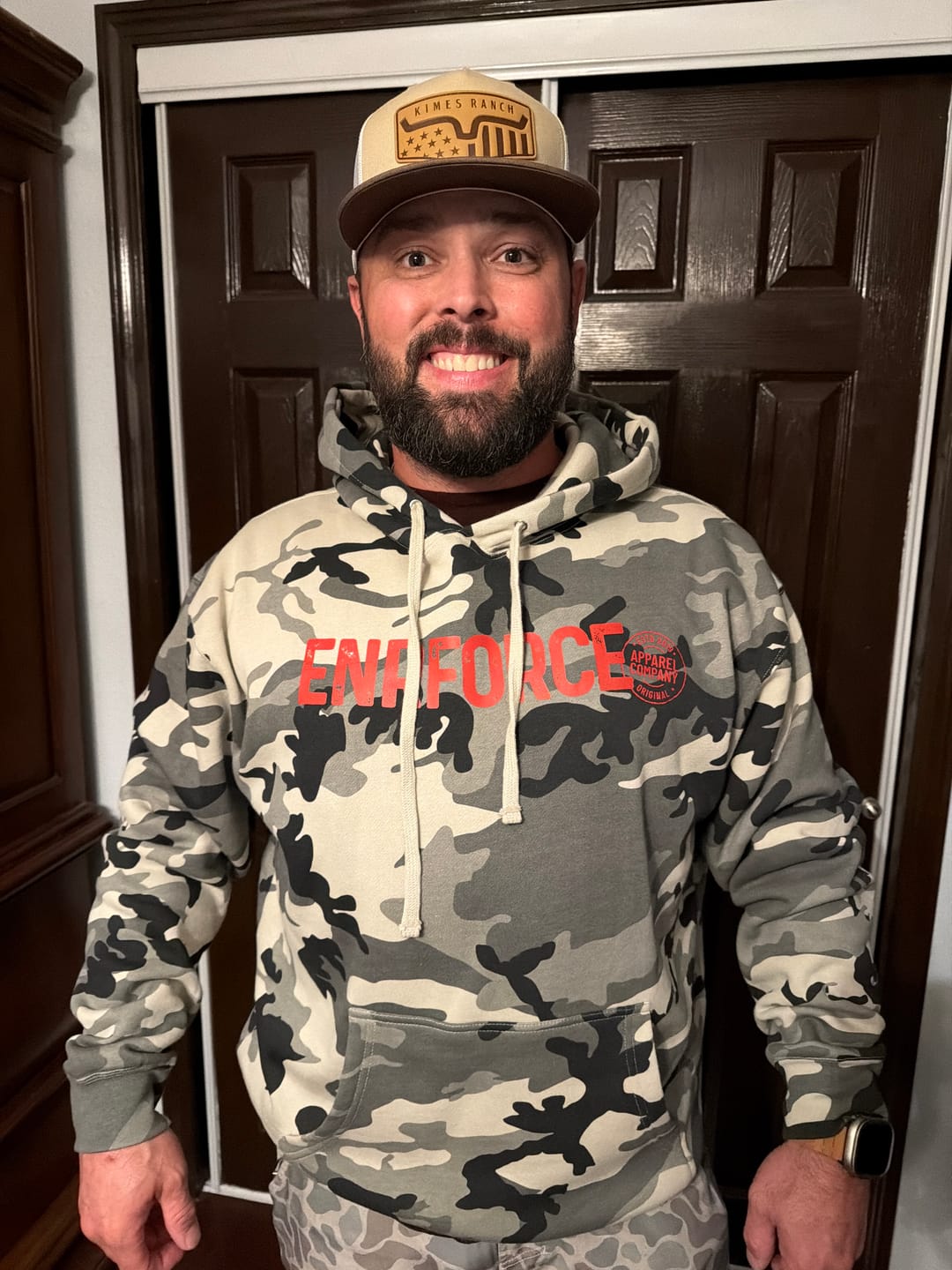 Customer photo review of Snow Camo Hoodie