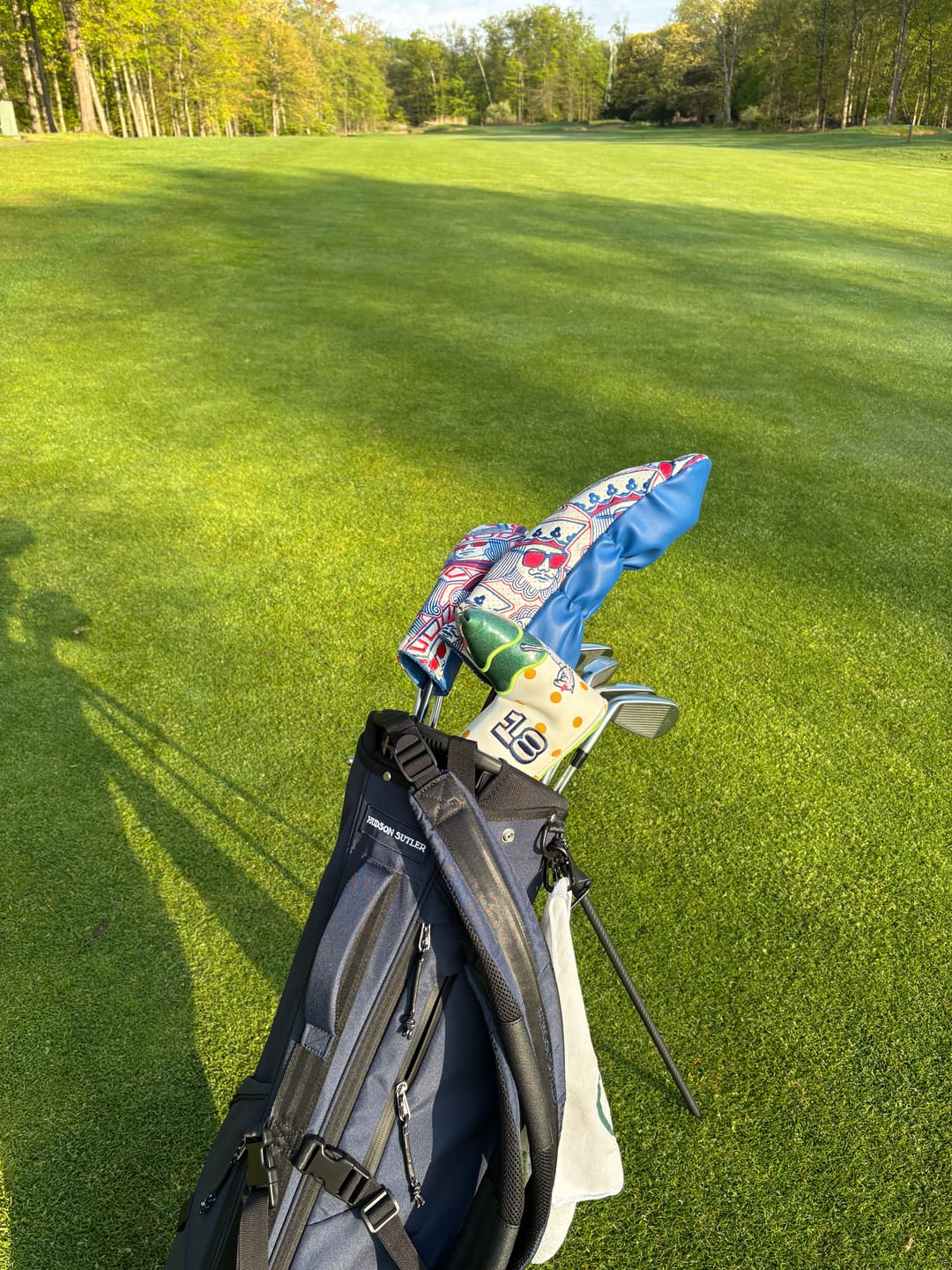 Customer photo review of Hudson Featherlite Golf Bag