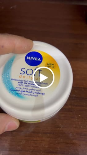 مراجعة بالفيديو من عميل لمنتج NIVEA Soft Moisturizing Cream with SPF 15 and Jojoba Oil – 200ml
