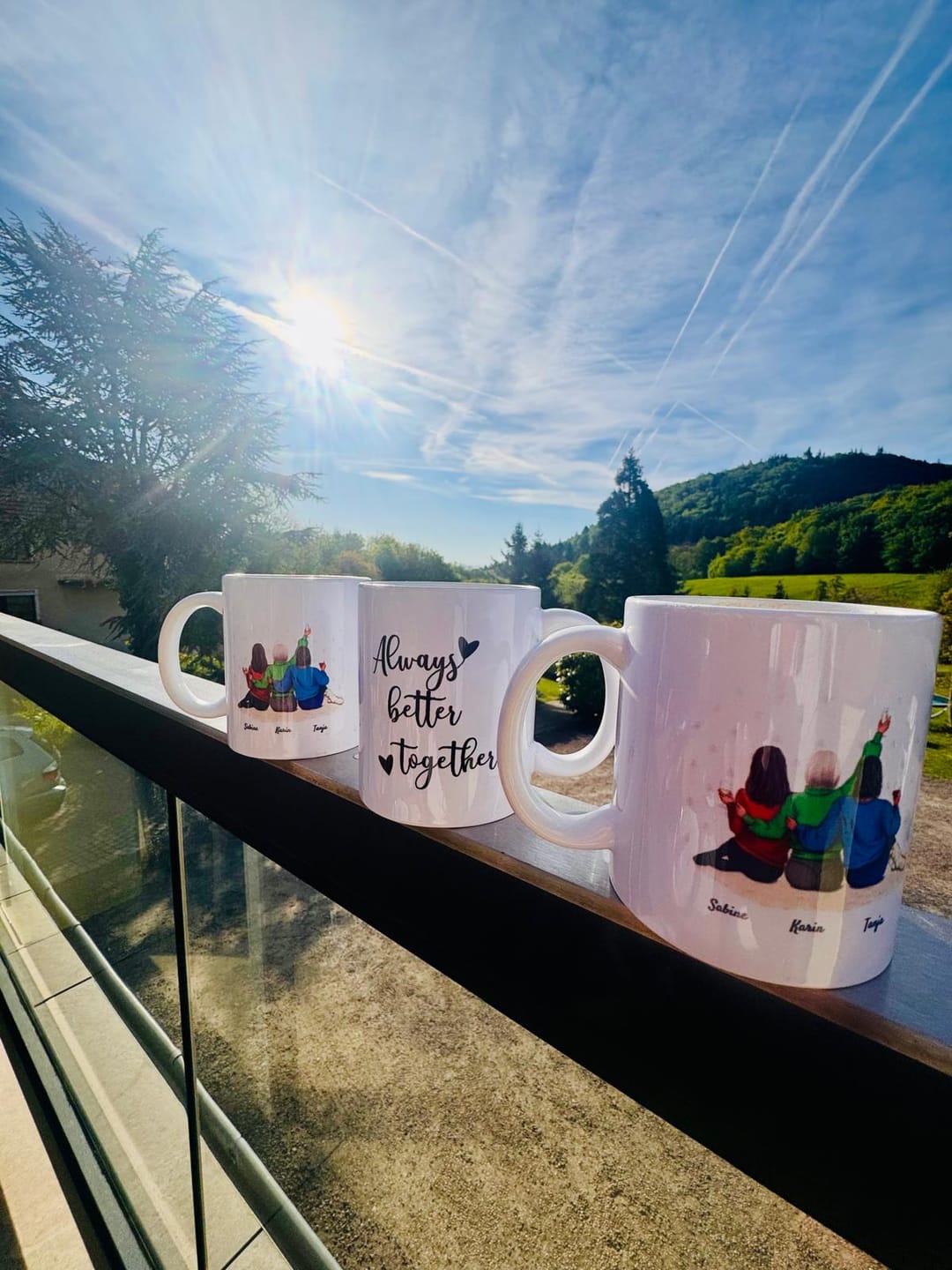 Customer photo review of Die schönsten Erinnerungen - Personalisierte Tasse