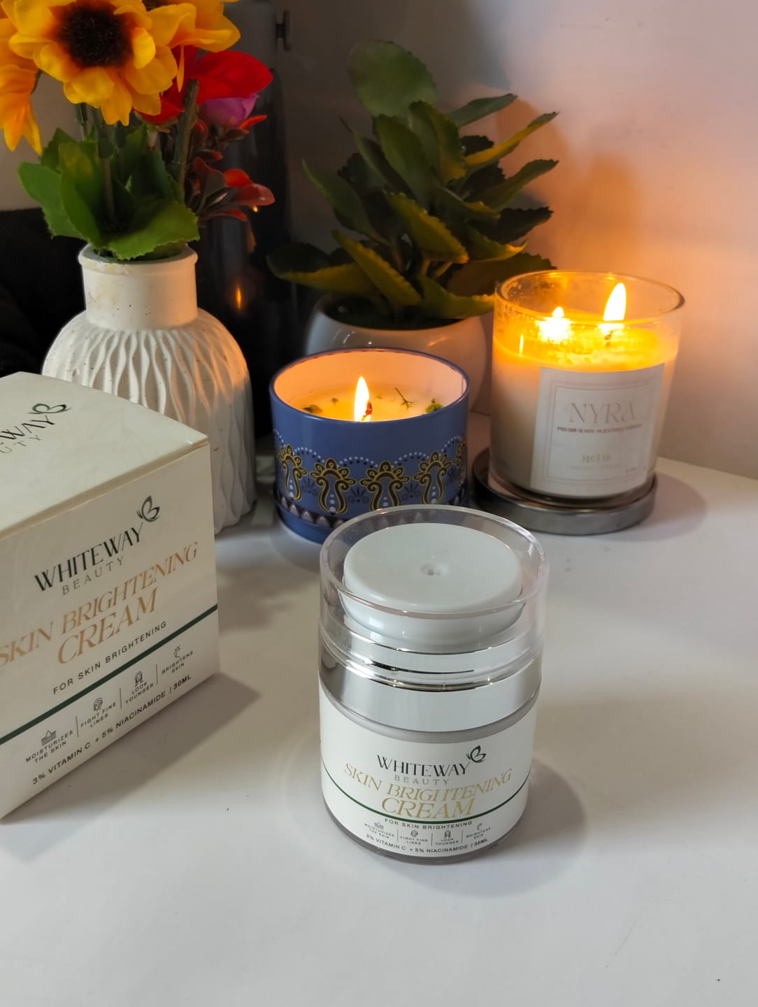 Customer photo review of Skin Brightening Cream - 30ml