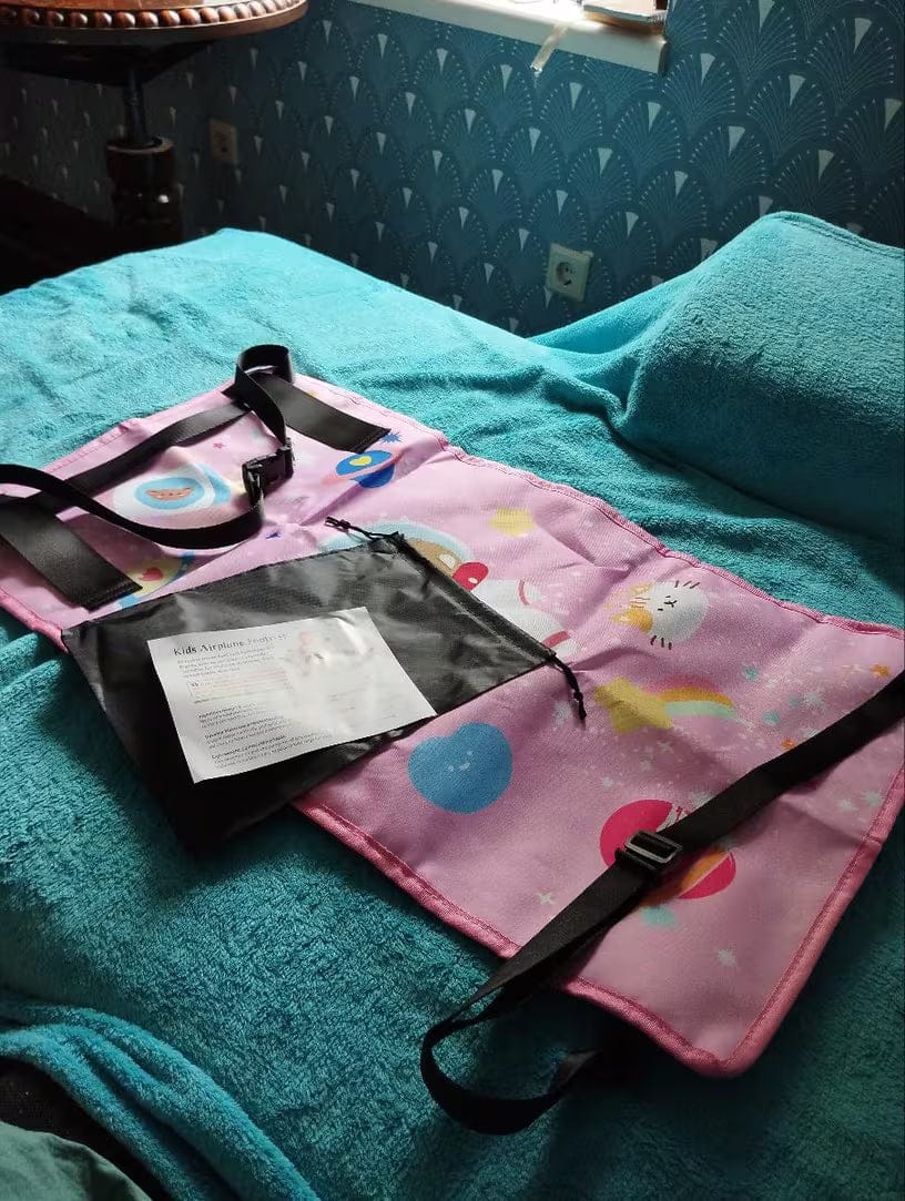 Customer photo review of Kinder Flugzeug Bett Reise | Aufblasbares Reisebett Kinder