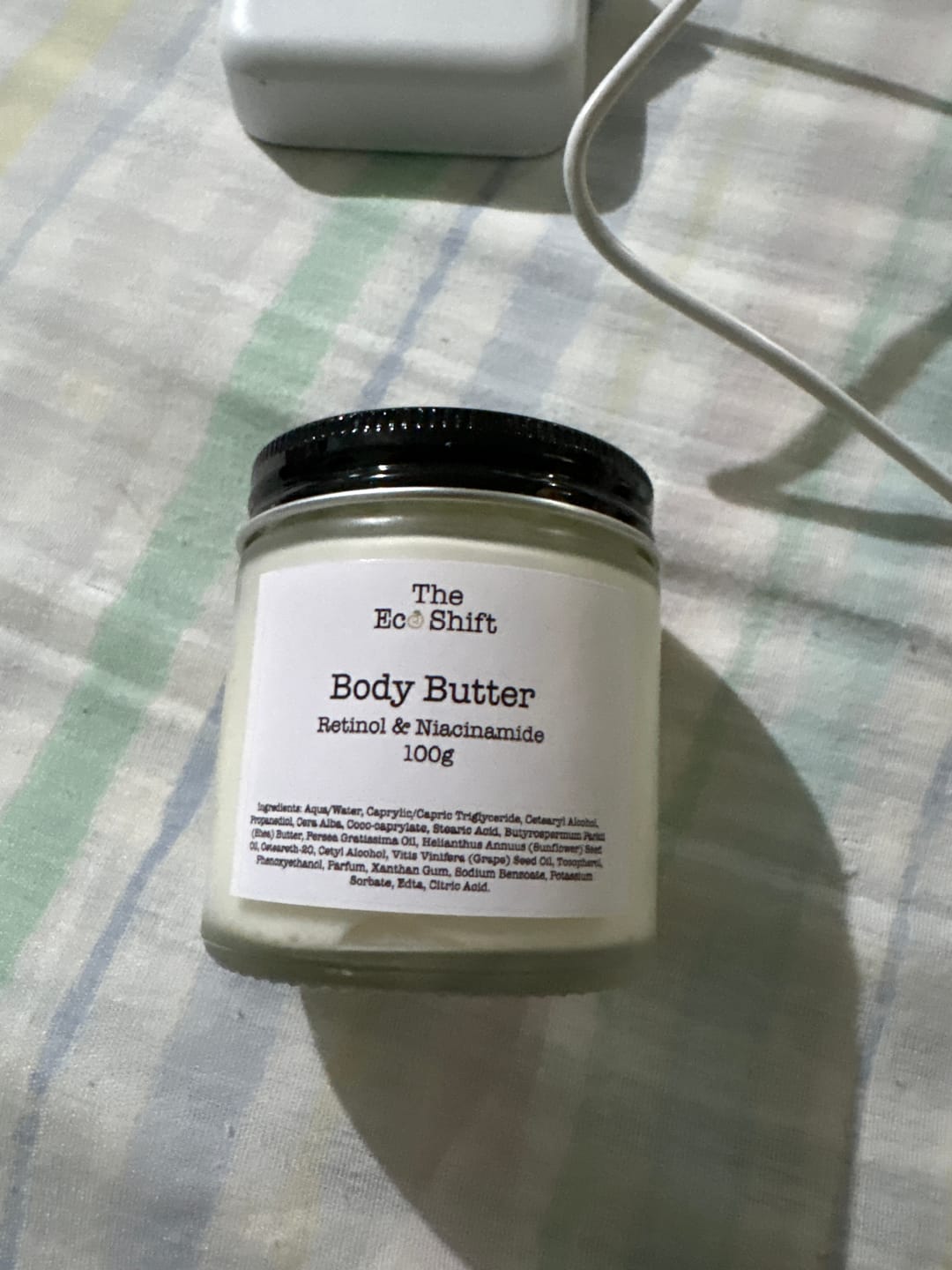 Customer photo review of Body Butter with Retinol & Niacinamide