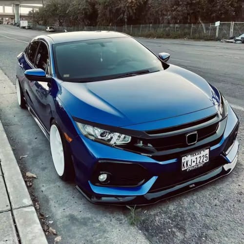 Customer photo review of GT Front Bumper Lip Splitter for Honda Civic 10th FK7